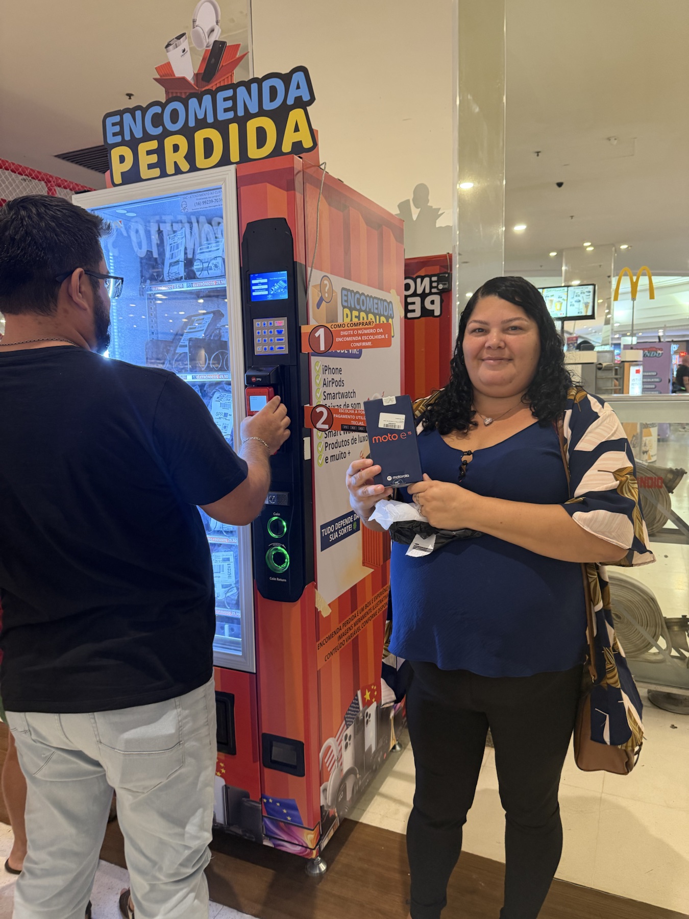 Ganhadora com prêmio na Encomenda Perdida